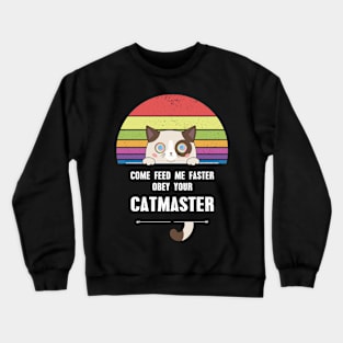 Cute Creepy Cat T shirt Kawaii Kitty Tee Vintage Sunset Crewneck Sweatshirt